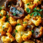 Garlic Cauliflower and Mushrooms Recipe